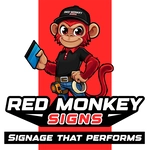 Red Monkey Signs Logo